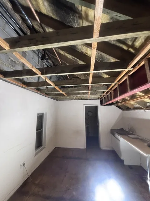 Controlled artex plasterboard strip-out in Harlesden